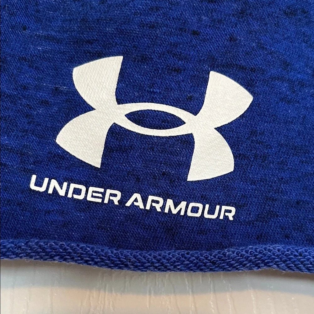Under Armour Men’s Athletic Shorts Logo Blue Size M